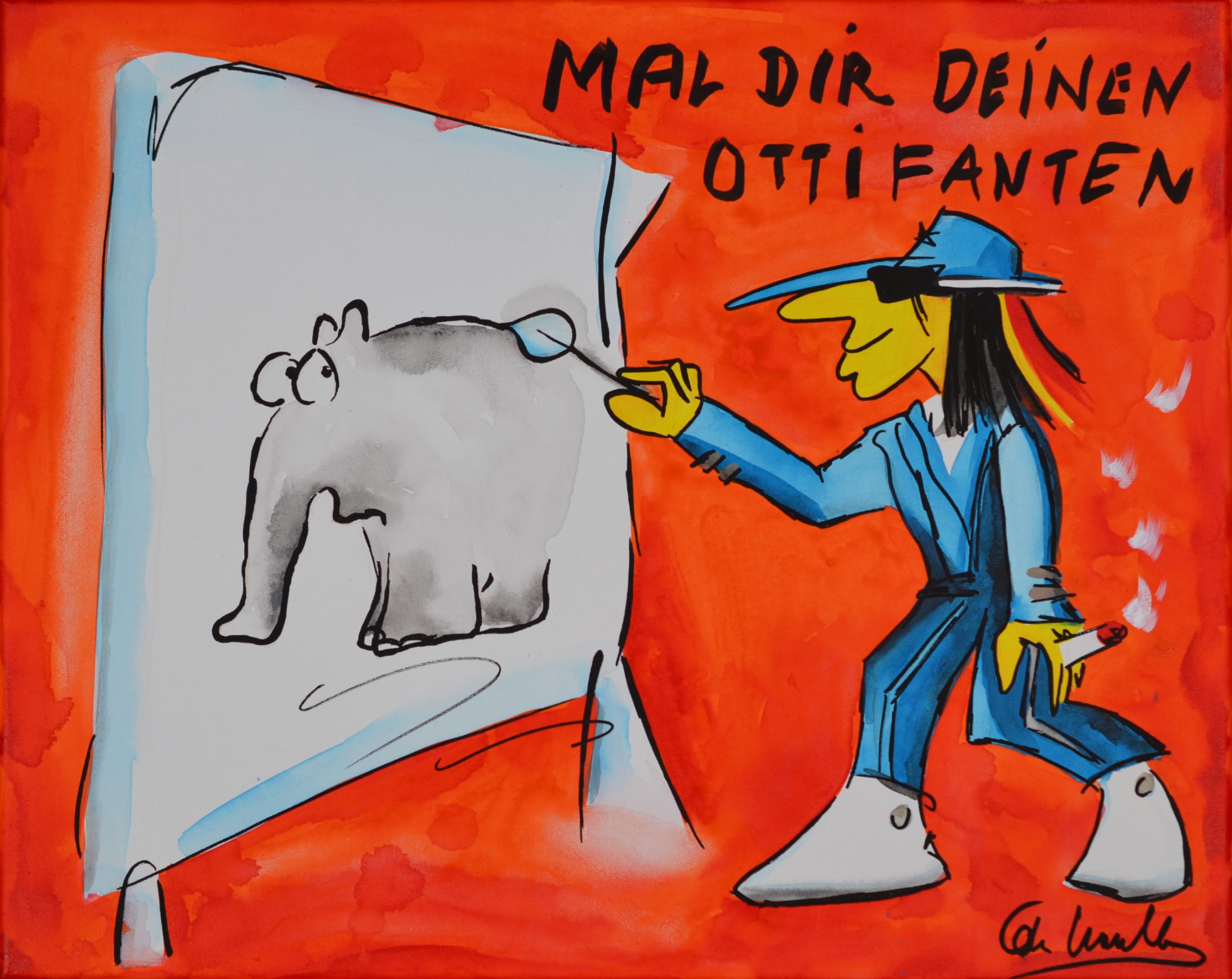 Mal Dir Deinen Ottifanten - ottokunst.de